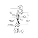 Grohe 30368DC2 Ladylux L2 Prep Sink Three Spray Pull Down Kitchen Faucet SuperSteel 5