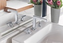 Brizo HL5397-PC Levoir Widespread Handle Kit Crystal Lever Low