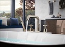 Brizo HL633-GL Litze Roman Tub Handle Kit - T-Lever Luxe Gold