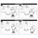 Brizo HL660-PC Rook Roman Tub Lever Handle Kit