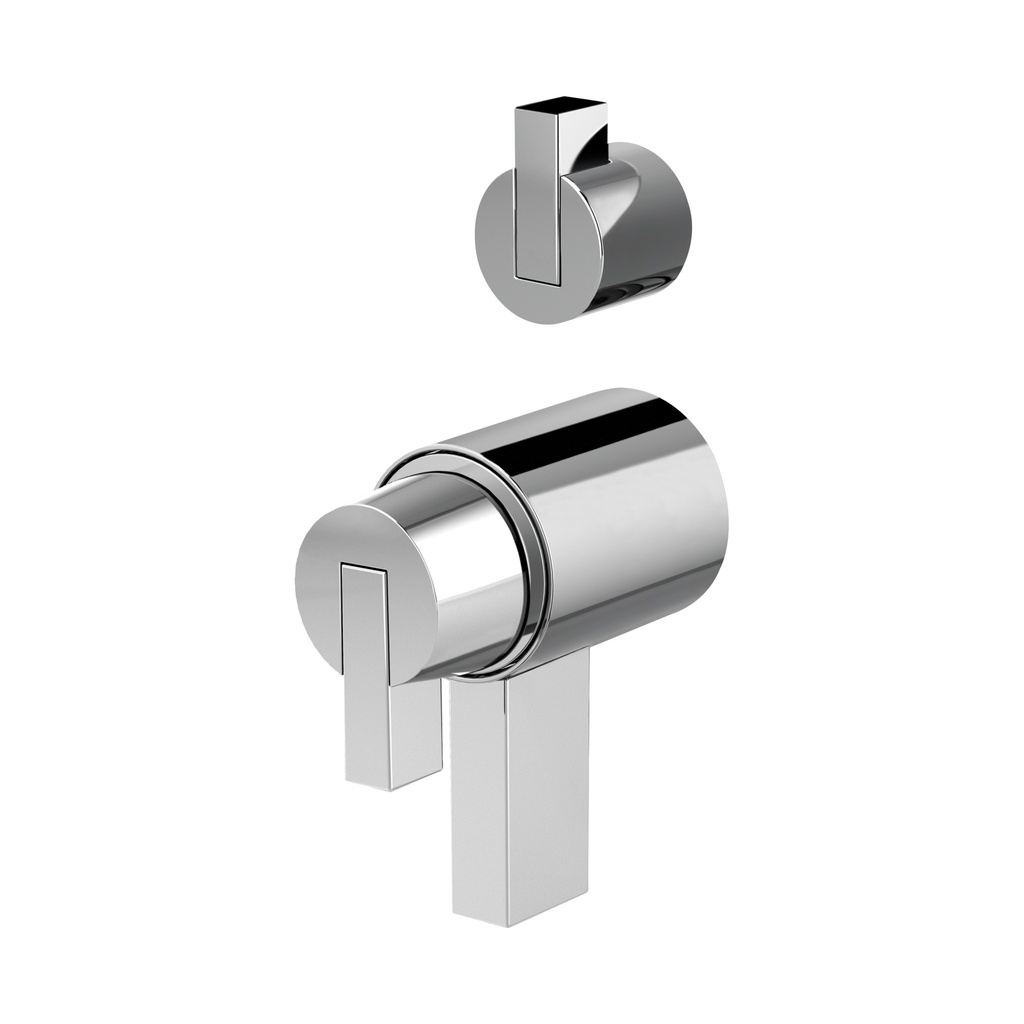 Brizo HL7532-PC Litze Tempassure Thermostatic Valve With Diverter Trim Lever Handl