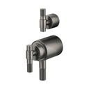 Brizo HL7533-SL Litze Tempassure Thermostatic Valve With Diverter Trim T Handle Kit Luxe Steel