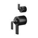 Brizo HL7567-BL Allaria Therm 3F 6F Div Int Trim Twist Lever Kit Matte Black
