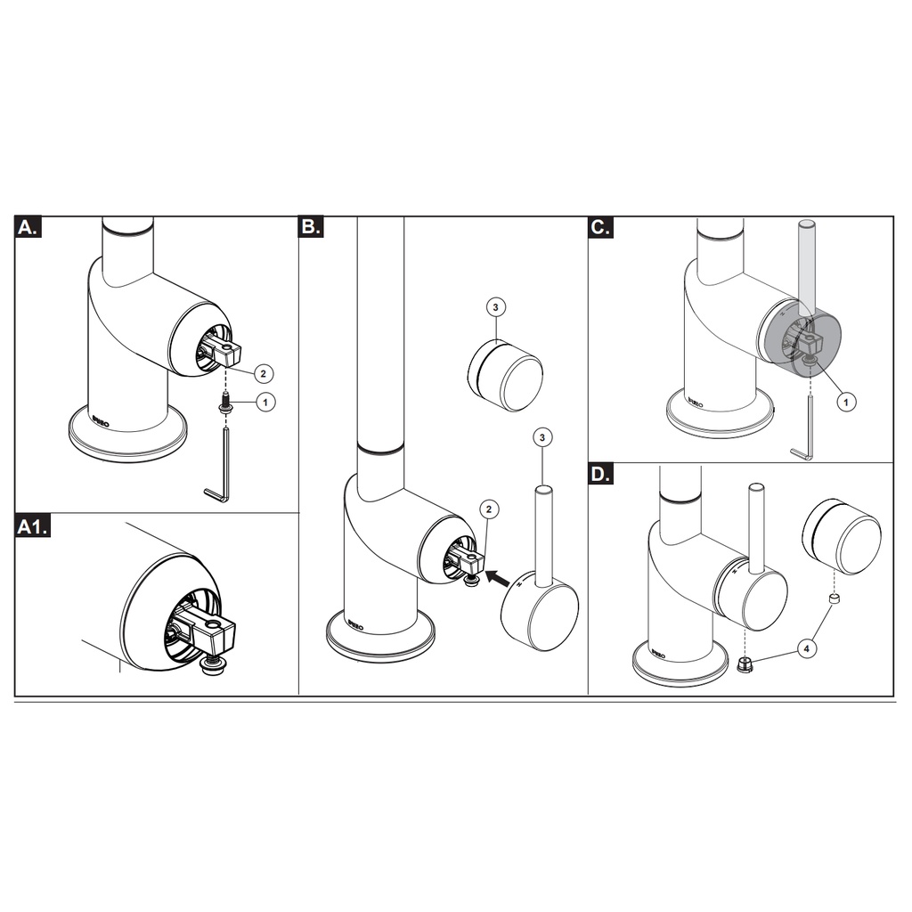 Brizo HLK177-SSWD Odin Handle Kit Kitchen