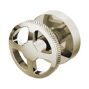 Brizo HW70432-PN Wall Mount Tub Filler Wheel Handle Kit