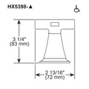 Brizo HX5398-SL Levoir Widespread Handle Kit - High Cross