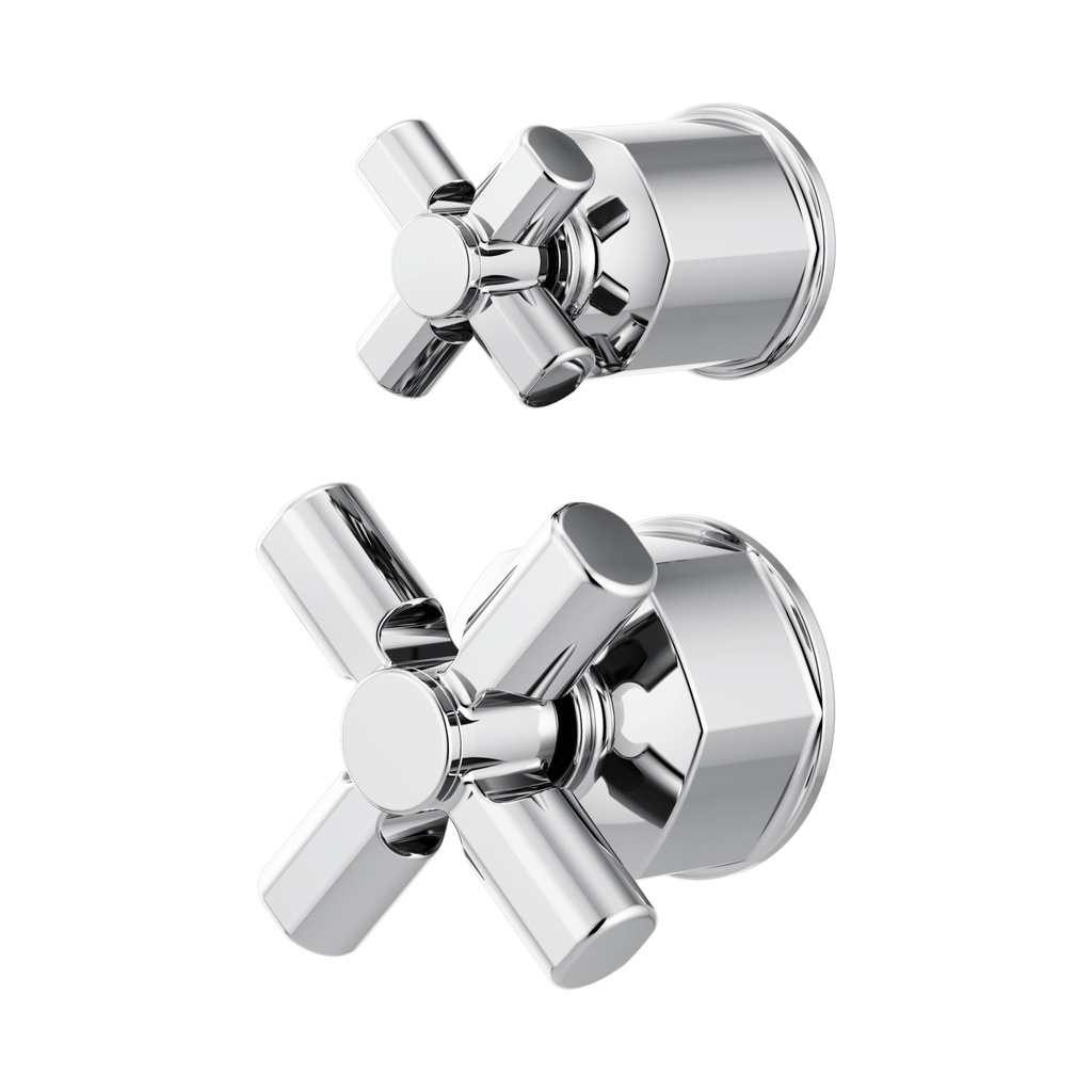 Brizo HX75P76-PC Invari Pressure Balance Valve With Diverter Trim Handle Kit - Cross
