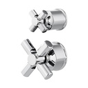 Brizo HX75P76-PC Invari Pressure Balance Valve With Diverter Trim Handle Kit - Cross