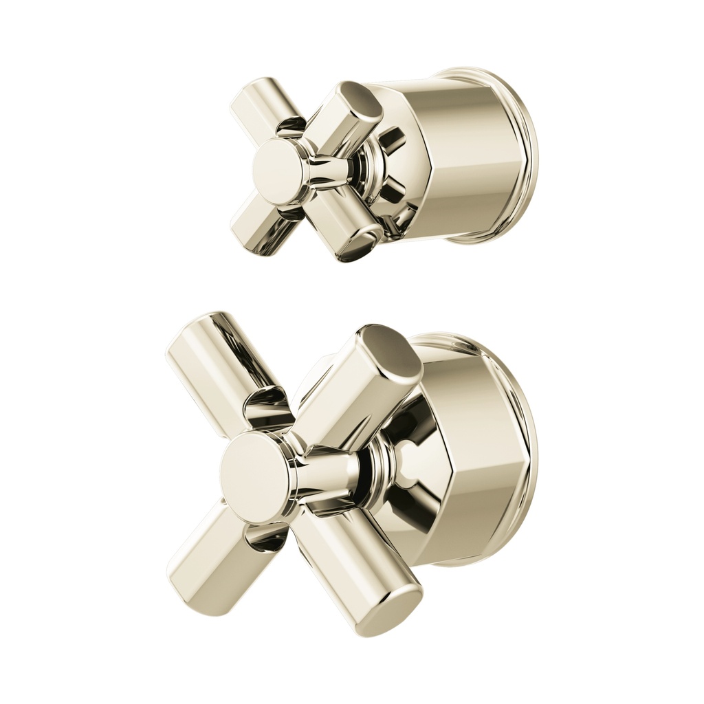 Brizo HX75P76-PN Invari Pressure Balance Valve With Di Verter Trim Handle Kit Cross