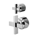 Brizo HX75P98-PC Levoir Pressure Balance Valve With Diverter Trim Handle Kit - Cross