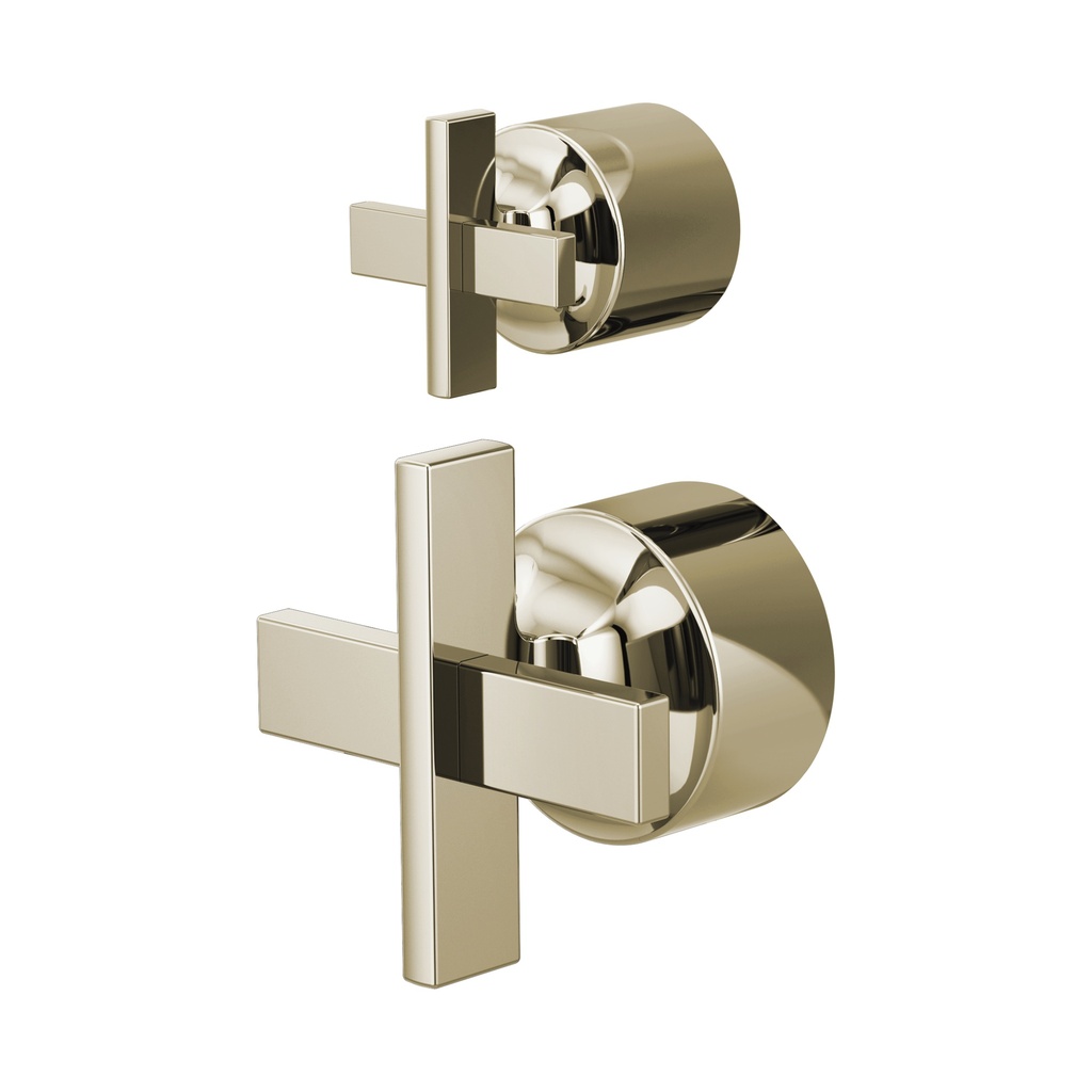 Brizo HX75P98-PN Levoir Pressure Balance Valve With Diverter Trim Handle Kit - Cross