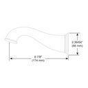 Brizo RP37762BN Brizo Tub Spout Non-Diverter