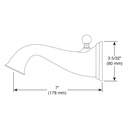 Brizo RP49094RB Traditional Brizo-Trad.Tub Spout Pull-Up Diverter-Rb