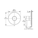 Grohe 14468EN0 Concetto PBV Trim With Cartridge Brushed Nickel 4