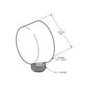 Brizo RP70614PC Wall Elbow & Gasket