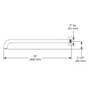 Brizo RP71650RB Siderna Shower Arm And Flange