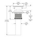 Brizo RP72412GL Grid Strainer With Overflow