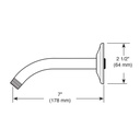 Brizo RP74751GL Shower Arm And Flange Luxe Gold