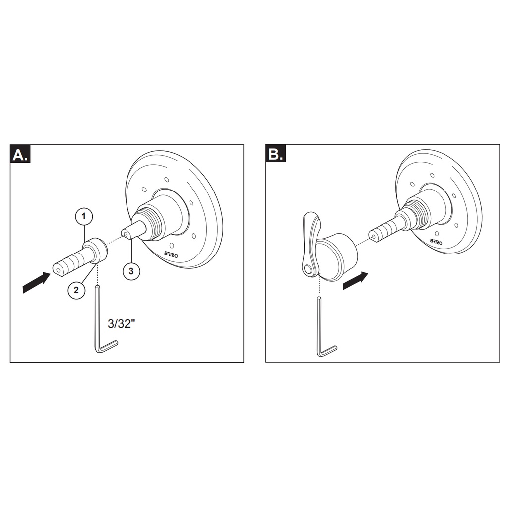 Brizo RP75012 Extension Kit