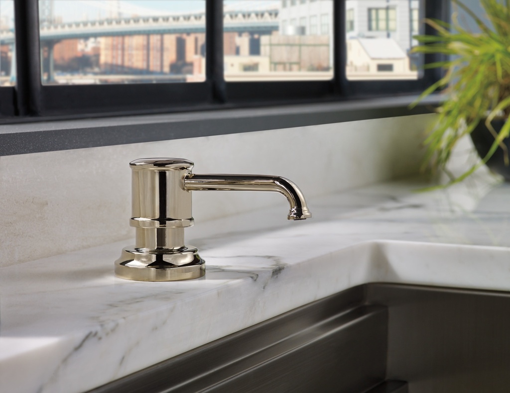 Brizo RP75675PN Artesso Soap/Lotion Dispenser Polished Nickel