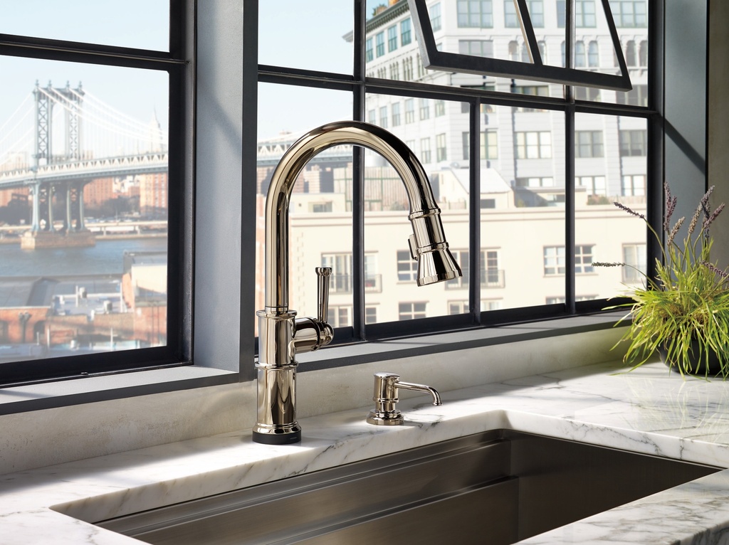 Brizo RP75675PN Artesso Soap/Lotion Dispenser Polished Nickel