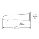Brizo RP78582GL Rook Tub Spout - Non-Diverter
