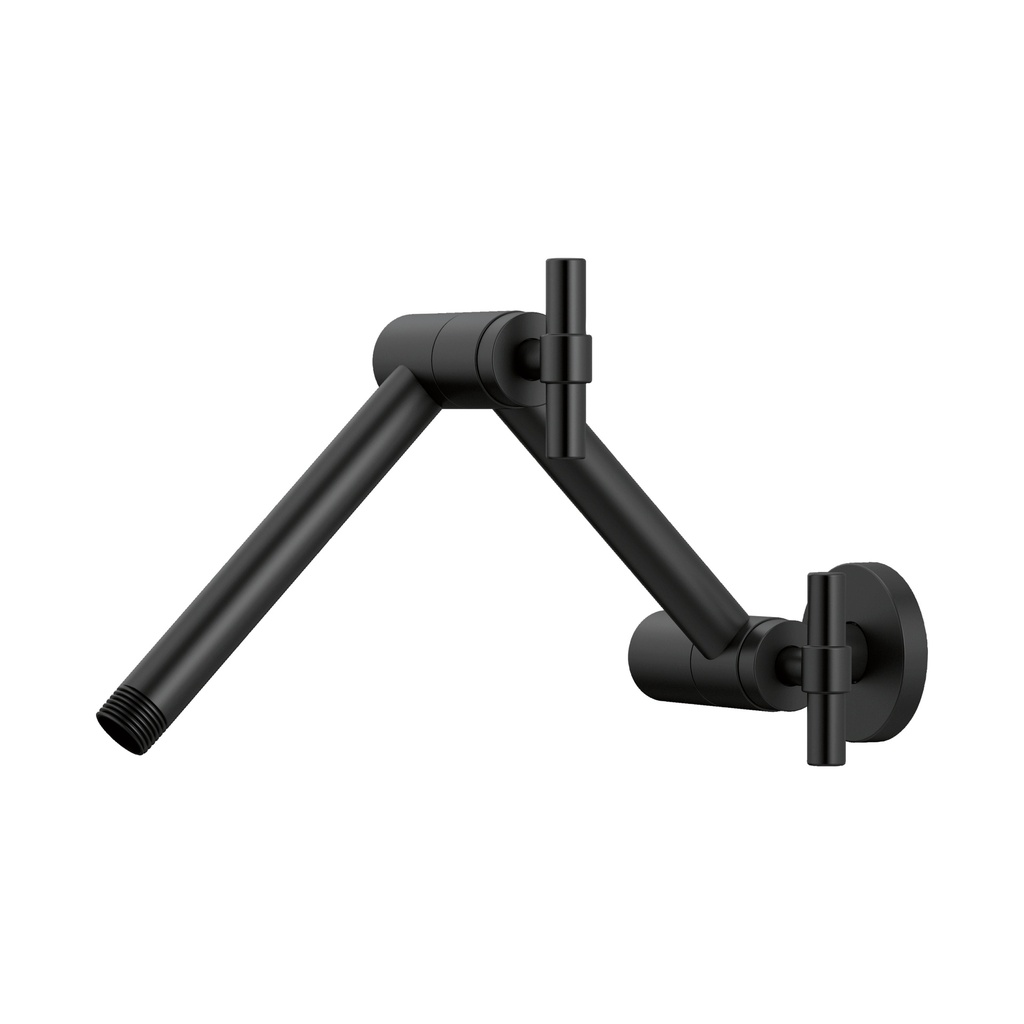 Brizo RP81434BL Litze Shower Arm And Flange Matte Black