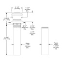 Brizo RP81627BN Push Pop-Up Drain Without Overflow