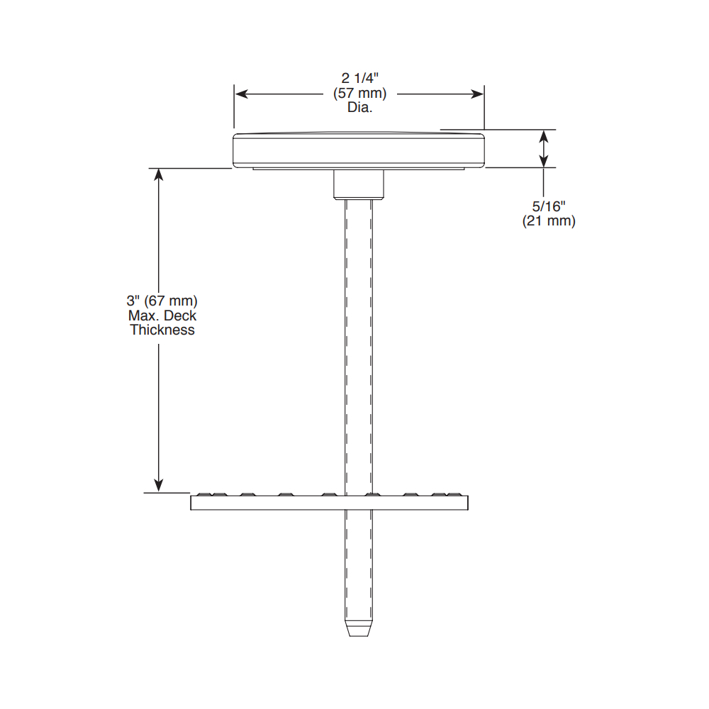 Brizo RP90934PN Litze Hole Cover