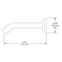 Brizo RP92044PC Levoir 7 1/2" Shower Arm And Flange