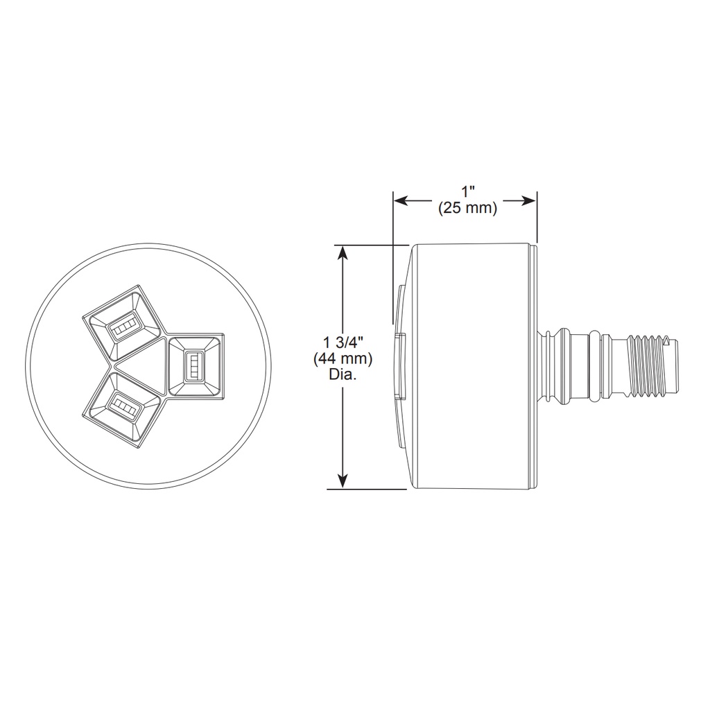 Brizo SH84102-NK Invigorating Body Spray Sprayhead