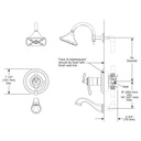 Brizo T60085-PC Charlotte Valve Only - Medium Flow