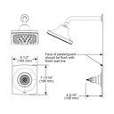 Brizo T60206-PCLHP Kintsu Therm Shower Only Trim Less Handles