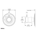 Brizo T60810-PC Traditional 3 Function Diverter Trim