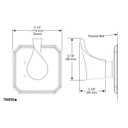 Brizo T60830-RB Virage 3-Setting Diverter Trim