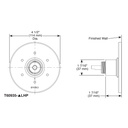 Brizo T60835-PCLHP Litze 3 Setting Diverter Trim