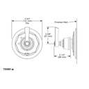 Brizo T60861-RB Rook 3 Setting Diverter Trim