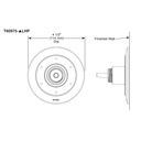 Brizo T60875-BNLHP Odin 3 Function Diverter