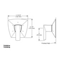 Brizo T60988-BL Vettis 6 Setting Diverter Trim