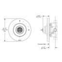 Brizo T60P035-BLLHP Pressure Balance Valve Only Trim