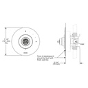 Brizo T60P075-PCLHP Odin Pressure Balance Valve Trim Only