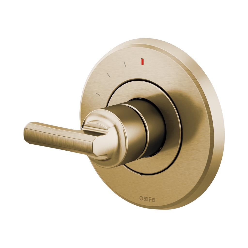 Brizo T60P098-GLLHP Levoir Pressure Balance Valve Trim 60P Luxe Gold