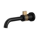 Brizo T65735LF-BLGL-ECO Single Handle Wall Mount Lavatory Faucet