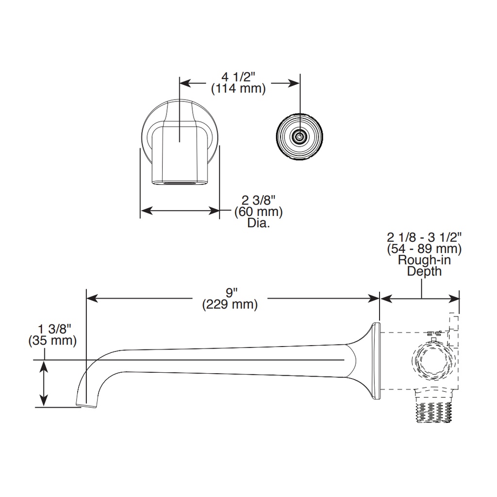 Brizo T65767LF-BLLHP-ECO Allaria 1H 2H Wm Lavatory (1.2 Gpm)