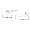 Brizo T65875LF-BLLHP-ECO Jason Wu Wall Mount Lavatory