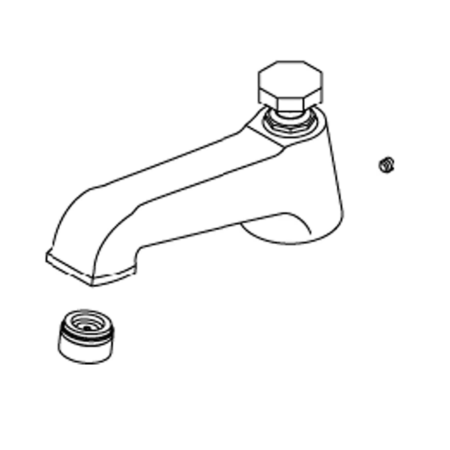 Kohler 1031772-A-BN Spout Assy,Deck Mount,Plain