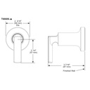 Brizo T66606-GL Kintsu Sensori Volume Control Leve R