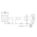 Brizo T66630-BN Virage High Flow Volumecontrol Trim