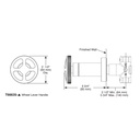 Brizo T66635-PC Sensori Volume Control Wheel Handle