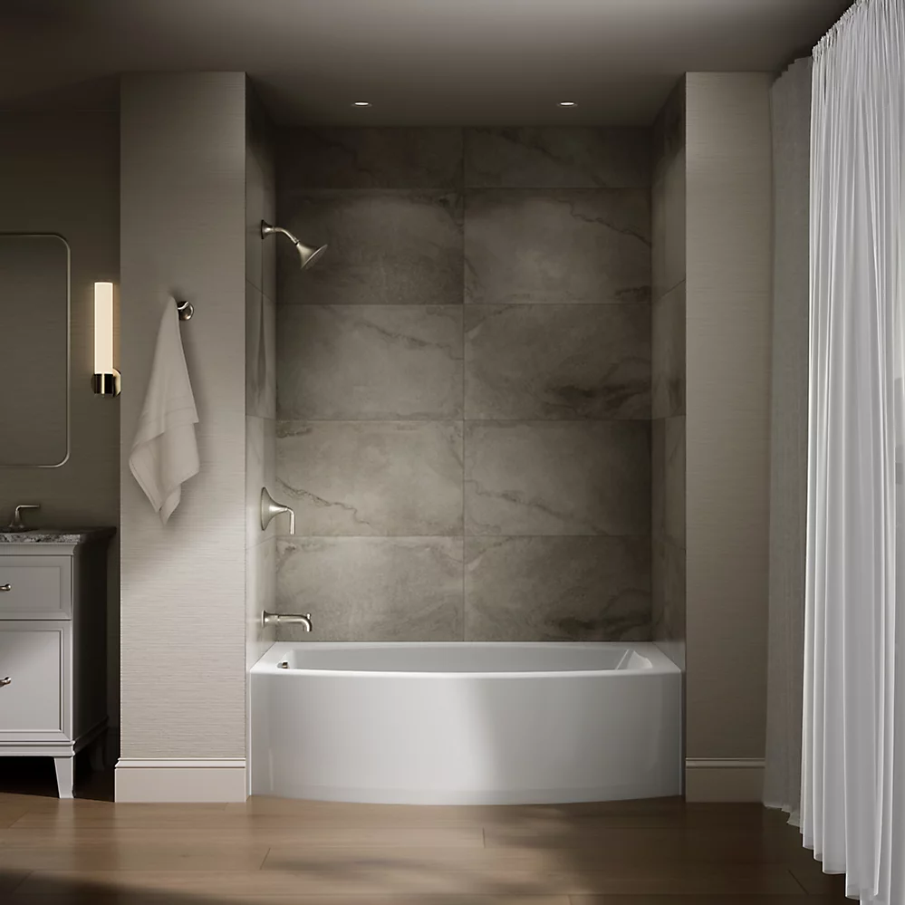 Kohler 1100-LA-0 Expanse Curved Apron Bath